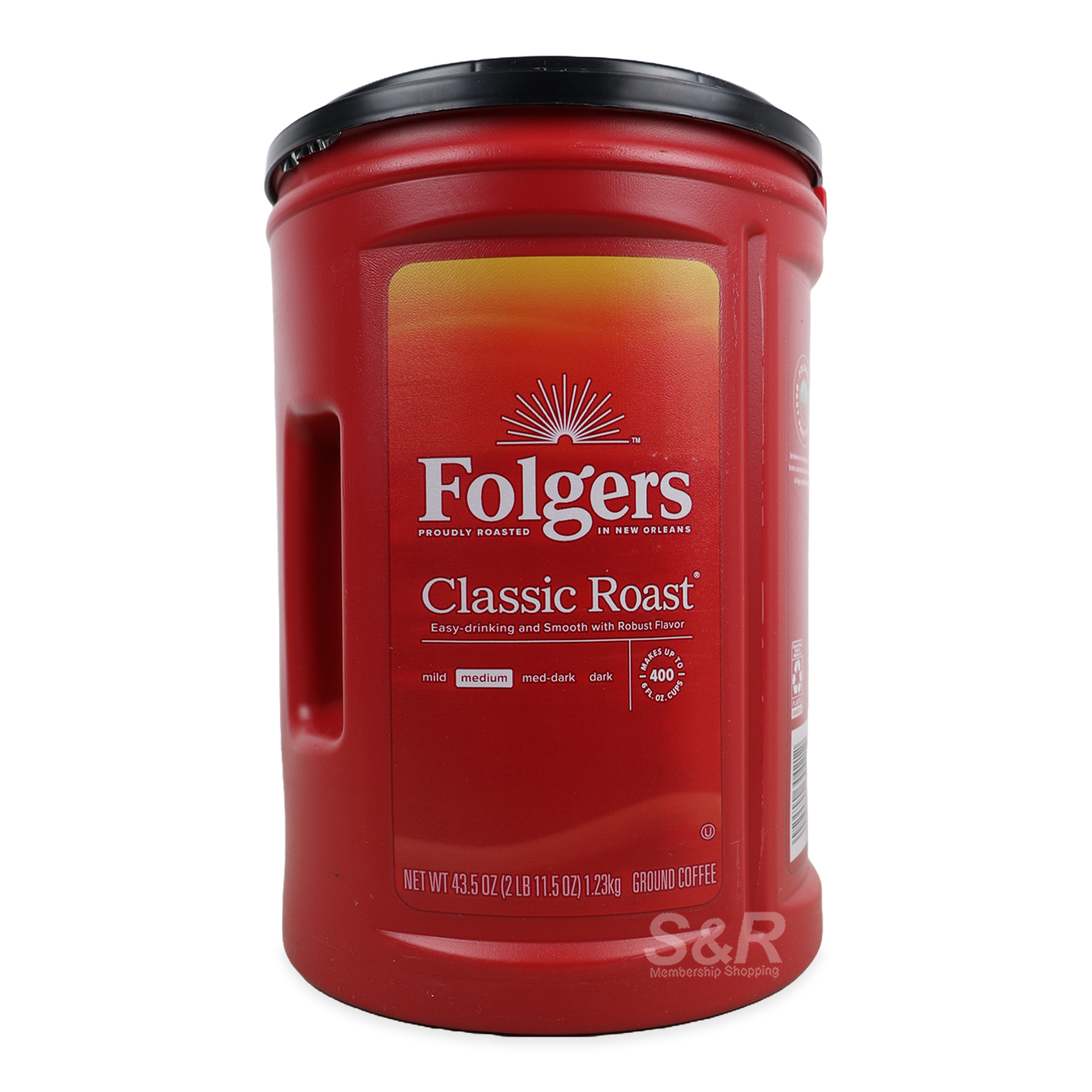 Folger's Classic Roast Ground Coffee 1.23kg